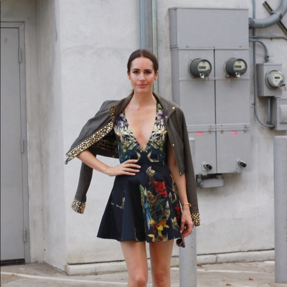 Stylestalker Blue Me Away Print Skater Dress - Picture 4 of 8